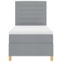 Cama con Somier con Colchón Gris Claro 90x200 cm Tela von , Betten und Lattenroste - Ref: Foro24-3339511, Preis: 349,15 €, Ra...