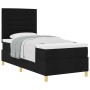 Cama con Somier de con Colchón Negro 90x200 cm Tela von , Betten und Lattenroste - Ref: Foro24-3339513, Preis: 313,89 €, Raba...