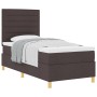 Cama con muelles Marrón oscuro 90x200 cm Tela von , Betten und Lattenroste - Ref: Foro24-3339514, Preis: 344,03 €, Rabatt: %