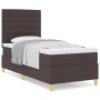 Cama con muelles Marrón oscuro 90x200 cm Tela von , Betten und Lattenroste - Ref: Foro24-3339514, Preis: 344,03 €, Rabatt: %