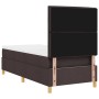 Cama con muelles Marrón oscuro 90x200 cm Tela von , Betten und Lattenroste - Ref: Foro24-3339514, Preis: 344,03 €, Rabatt: %