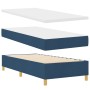 Cama con Base y Colchón Azul 90x200 cm Tela by , Beds and slatted bases - Ref: Foro24-3339517, Price: 357,41 €, Discount: %