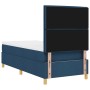 Cama con Base y Colchón Azul 90x200 cm Tela by , Beds and slatted bases - Ref: Foro24-3339517, Price: 357,41 €, Discount: %