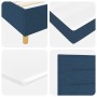 Cama con Base y Colchón Azul 90x200 cm Tela by , Beds and slatted bases - Ref: Foro24-3339517, Price: 357,41 €, Discount: %