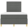 Cama con Somier Gris Oscuro 120x200 cm Tela de , Camas y somieres - Ref: Foro24-3339533, Precio: 408,76 €, Descuento: %