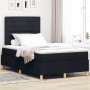 Cama con Base de Resortes Negra 120x200 cm Tela by , Beds and slatted bases - Ref: Foro24-3339534, Price: 416,91 €, Discount: %
