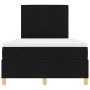 Cama con Base de Resortes Negra 120x200 cm Tela by , Beds and slatted bases - Ref: Foro24-3339534, Price: 416,91 €, Discount: %