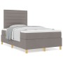 Cama Box Spring con Colchón Taupe 120x200 cm Tela von , Betten und Lattenroste - Ref: Foro24-3339536, Preis: 412,28 €, Rabatt: %