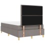 Cama Box Spring con Colchón Taupe 120x200 cm Tela von , Betten und Lattenroste - Ref: Foro24-3339536, Preis: 412,28 €, Rabatt: %