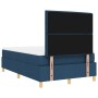 Cama con Base de Resorte y Colchón Azul 120x200 cm Tela von , Betten und Lattenroste - Ref: Foro24-3339538, Preis: 441,72 €, ...