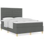 Cama con Base con Colchón Gris Oscuro 140x200 cm Tela von , Betten und Lattenroste - Ref: Foro24-3339547, Preis: 498,14 €, Ra...