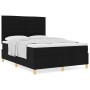 Cama con Base de Resortes Negra 140x200 cm Tela de , Camas y somieres - Ref: Foro24-3339548, Precio: 504,73 €, Descuento: %
