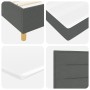 Cama con Base con Colchón Gris Oscuro 140x200 cm Tela von , Betten und Lattenroste - Ref: Foro24-3339547, Preis: 498,14 €, Ra...