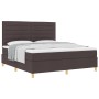 Cama con Somier con Colchón Marrón Oscuro Super Rey Tela von , Betten und Lattenroste - Ref: Foro24-3339563, Preis: 617,21 €,...