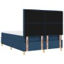 Cama con Base de Muelles Azul con Colchón 160x200 cm Tela de , Camas y somieres - Ref: Foro24-3339559, Precio: 555,54 €, Desc...