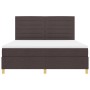 Cama con Somier con Colchón Marrón Oscuro Super Rey Tela von , Betten und Lattenroste - Ref: Foro24-3339563, Preis: 617,21 €,...
