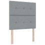 Cama con Somier y Colchón Gris Claro 100x200 cm Tela by , Beds and slatted bases - Ref: Foro24-3339595, Price: 346,85 €, Disc...