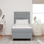 Cama con Somier y Colchón Gris Claro 100x200 cm Tela by , Beds and slatted bases - Ref: Foro24-3339595, Price: 346,85 €, Disc...
