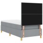 Cama con Somier y Colchón Gris Claro 100x200 cm Tela by , Beds and slatted bases - Ref: Foro24-3339595, Price: 346,85 €, Disc...