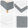 Cama con Somier y Colchón Gris Claro 100x200 cm Tela by , Beds and slatted bases - Ref: Foro24-3339595, Price: 346,85 €, Disc...