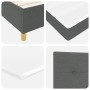 Cama con Box Spring y Colchón Gris Oscuro 100x200 cm Tela von , Betten und Lattenroste - Ref: Foro24-3339596, Preis: 365,60 €...