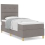 Cama Base Tapizada con Colchón Taupe 100x200 cm Tela von , Betten und Lattenroste - Ref: Foro24-3339599, Preis: 373,30 €, Rab...