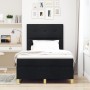 Cama con Box Spring y Colchón Negra 120x200 cm Tela von , Betten und Lattenroste - Ref: Foro24-3339611, Preis: 414,52 €, Raba...