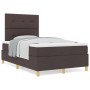 Cama con Base y Colchón Marrón Oscuro 120x200 cm Tela von , Betten und Lattenroste - Ref: Foro24-3339612, Preis: 401,68 €, Ra...
