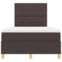 Cama con Base y Colchón Marrón Oscuro 120x200 cm Tela von , Betten und Lattenroste - Ref: Foro24-3339612, Preis: 401,68 €, Ra...