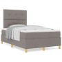Cama con Box Spring y Colchón Taupe 120x200 cm Tela by , Beds and slatted bases - Ref: Foro24-3339613, Price: 410,00 €, Disco...