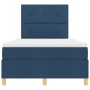 Cama Box Spring con Colchón Azul 120x200 cm Tela von , Betten und Lattenroste - Ref: Foro24-3339615, Preis: 436,97 €, Rabatt: %