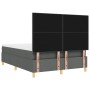 Cama con Sommier con Colchón Gris Oscuro 140x200 cm Tela von , Betten und Lattenroste - Ref: Foro24-3339624, Preis: 494,55 €,...