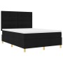 Cama de Muelles con Colchón Negra 140x200 cm Tela von , Betten und Lattenroste - Ref: Foro24-3339625, Preis: 500,08 €, Rabatt: %