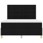 Cama de Muelles con Colchón Negra 140x200 cm Tela von , Betten und Lattenroste - Ref: Foro24-3339625, Preis: 500,08 €, Rabatt: %