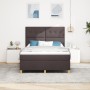 Cama con Box Spring marrón oscuro 140x200 cm tela von , Betten und Lattenroste - Ref: Foro24-3339626, Preis: 509,06 €, Rabatt: %