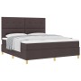 Cama con Base Tapizada con Colchón Marrón Oscuro Super King Tela by , Beds and slatted bases - Ref: Foro24-3339640, Price: 61...
