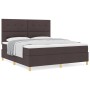 Cama con Base Tapizada con Colchón Marrón Oscuro Super King Tela by , Beds and slatted bases - Ref: Foro24-3339640, Price: 61...