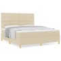 Cama de Muelles con Colchón Beige Super King en Tela de , Camas y somieres - Ref: Foro24-3339642, Precio: 640,88 €, Descuento: %