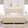 Cama de Muelles con Colchón Beige Super King en Tela de , Camas y somieres - Ref: Foro24-3339642, Precio: 640,88 €, Descuento: %