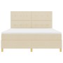 Cama de Muelles con Colchón Beige Super King en Tela de , Camas y somieres - Ref: Foro24-3339642, Precio: 640,88 €, Descuento: %