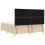 Cama de Muelles con Colchón Beige Super King en Tela de , Camas y somieres - Ref: Foro24-3339642, Precio: 640,88 €, Descuento: %