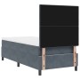 Cama Box Spring con Colchón Gris Oscuro 90x200 cm Terciopelo by , Beds and slatted bases - Ref: Foro24-3339807, Price: 328,82...
