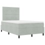 Cama con Somier y Colchón Gris Claro 120x200 cm Terciopelo von , Betten und Lattenroste - Ref: Foro24-3339824, Preis: 432,51 ...