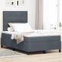 Cama con Box Spring y Colchón Gris Oscuro 120x200 cm de Terciopelo by , Beds and slatted bases - Ref: Foro24-3339825, Price: ...