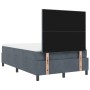 Cama con Box Spring y Colchón Gris Oscuro 120x200 cm de Terciopelo by , Beds and slatted bases - Ref: Foro24-3339825, Price: ...