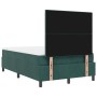 Cama Box Spring con Colchón Verde Oscuro 120x200 cm Terciopelo by , Beds and slatted bases - Ref: Foro24-3339827, Price: 450,...
