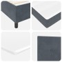 Cama Box Spring con colchón Gris Oscuro 140x200 cm Terciopelo von , Betten und Lattenroste - Ref: Foro24-3339837, Preis: 479,...