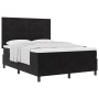 Cama con Colchón Box Spring Negro 160x200 cm Terciopelo by , Beds and slatted bases - Ref: Foro24-3339844, Price: 559,40 €, D...