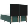 Cama Box Spring con Colchón Verde Oscuro 160x200 cm Terciopelo by , Beds and slatted bases - Ref: Foro24-3339845, Price: 580,...