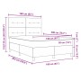Cama Box Spring con Colchón Verde Oscuro 160x200 cm Terciopelo by , Beds and slatted bases - Ref: Foro24-3339845, Price: 580,...